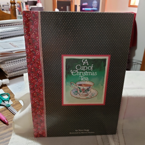 "A Cup of Christmas Tea" Demitasse Cup, Saucer, and two books (Added Bonus) - Picture 6 of 6